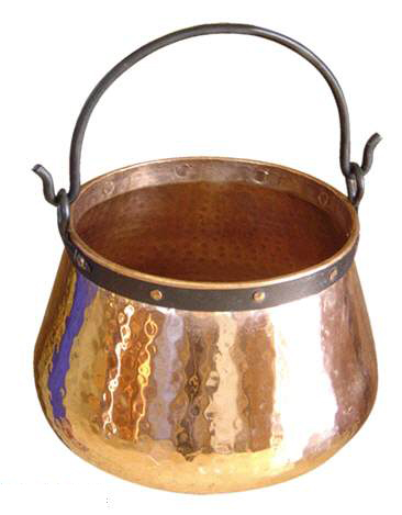 "CopperGarden®" Kupferkessel - verzinnt ca. 10 Liter - zum Schließen ins Bild klicken